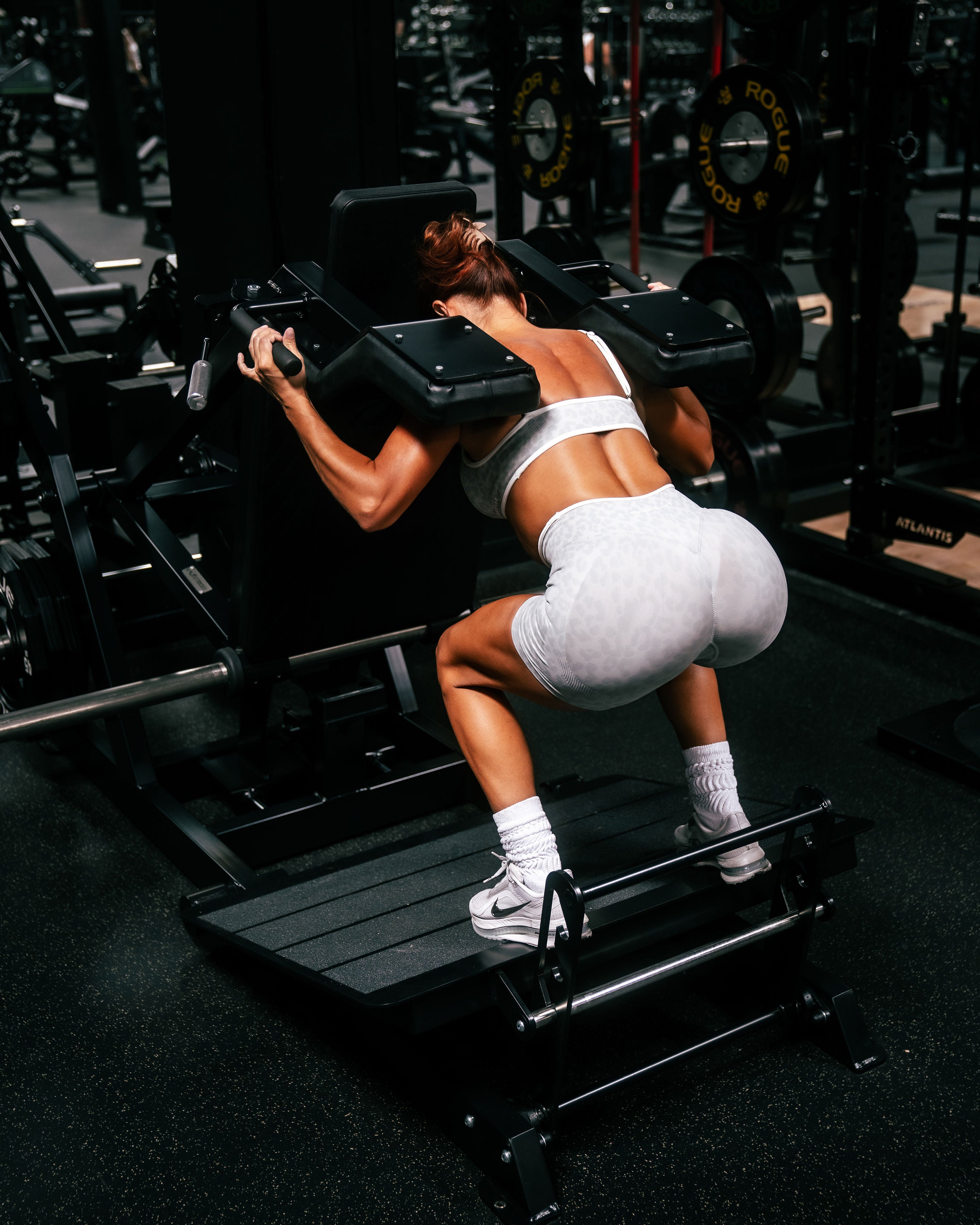 New Women's Active: Snow Leopard Shorts