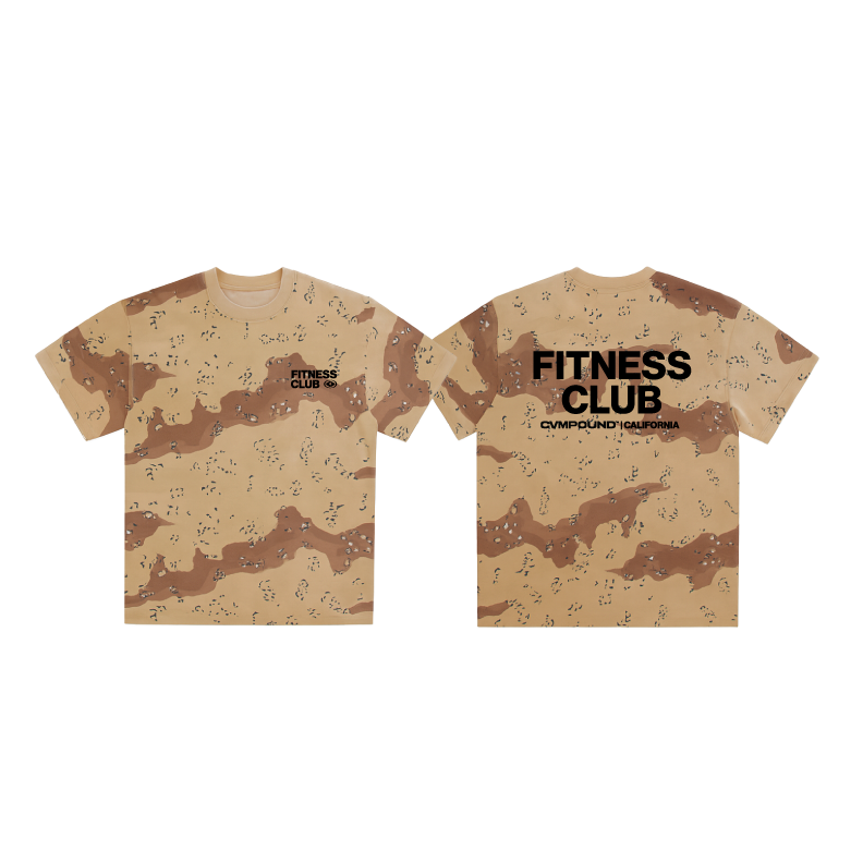 CVMPOUND Fitness Club: Desert Camo Tee