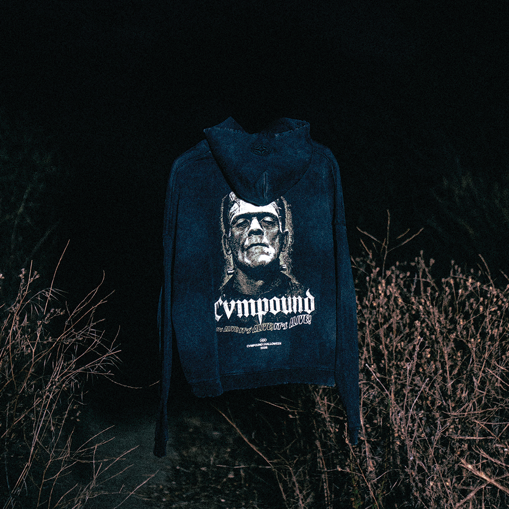 Halloween 2026: Frank Box Crop Hoodie