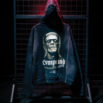 Halloween 2026: Frank Box Crop Hoodie