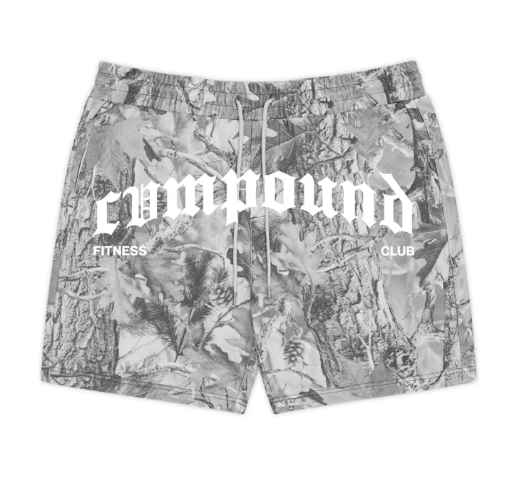 CVMPOUND GREY CAMO SHORTS