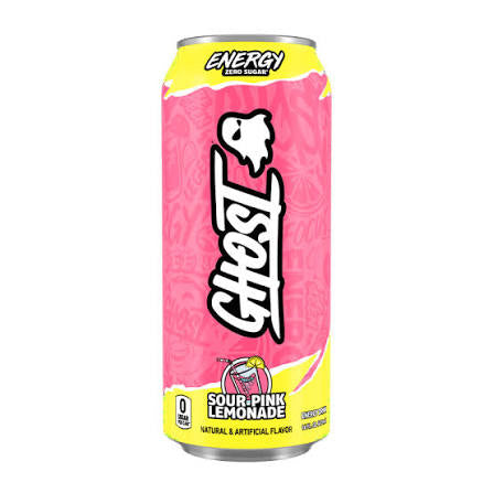 GHOST Energy: Sour Pink Lemonade