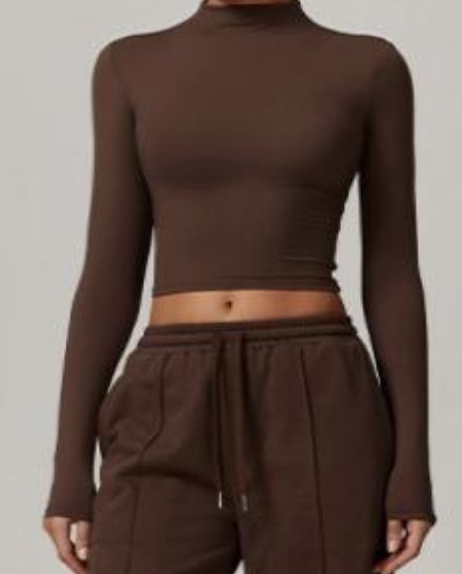 Women's Active: Long Sleeve (Brown)
