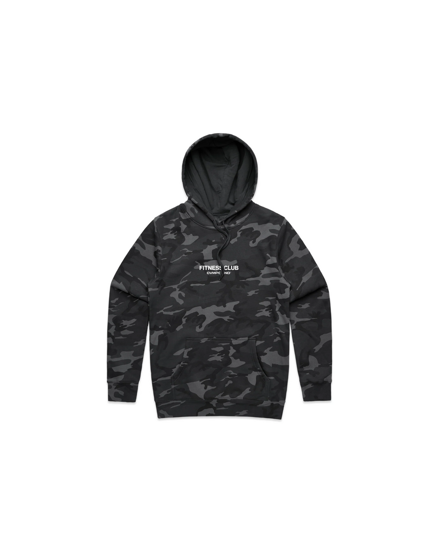 CVMPOUND: Camo Fitness Club Hoodie