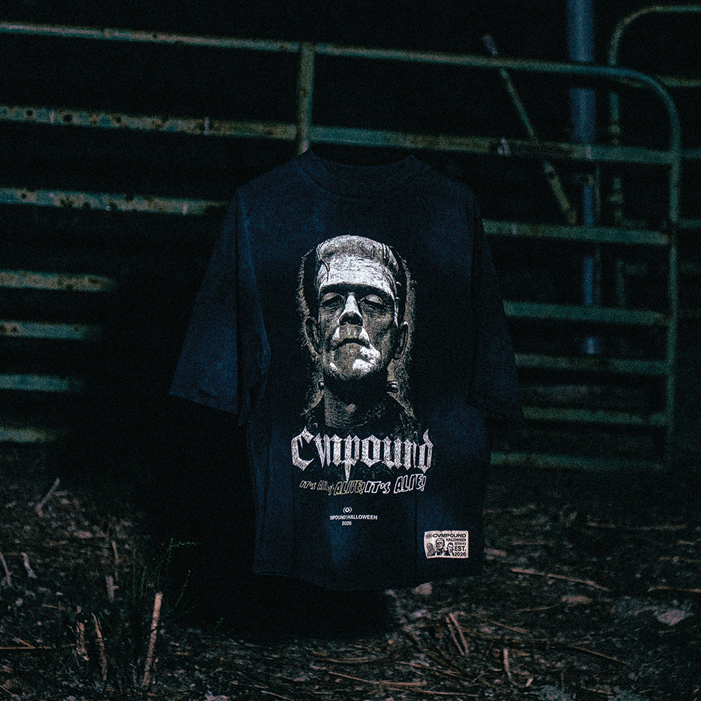 Halloween 2026: Frank Boxy Scoop T-shirt