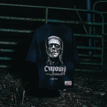 Halloween 2026: Frank Boxy Scoop T-shirt