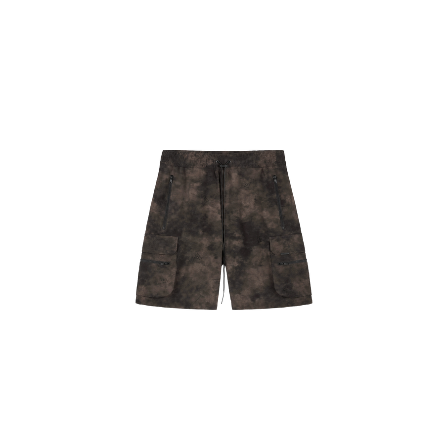 SS26: Smoke Camo Cargo Active Shorts