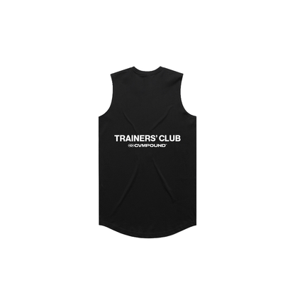 TRAINERS CLUB: SCOOP TANK - BLACK (MEN)